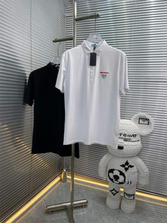 Picture of Prada Polo Shirts Short _SKUPradaM-3XL12yn7325828